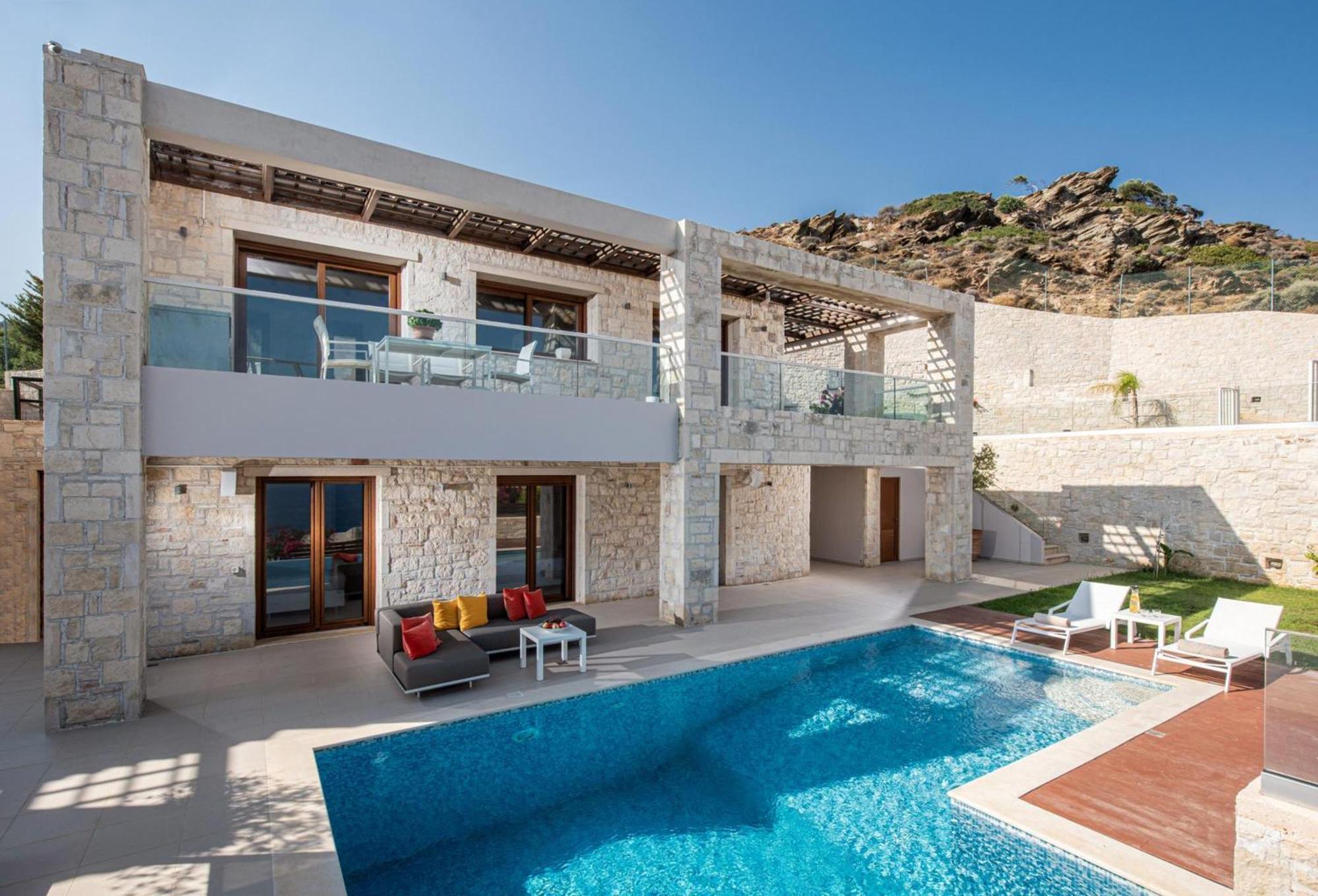 Omega House In Crete Villa Ligaria  Buitenkant foto