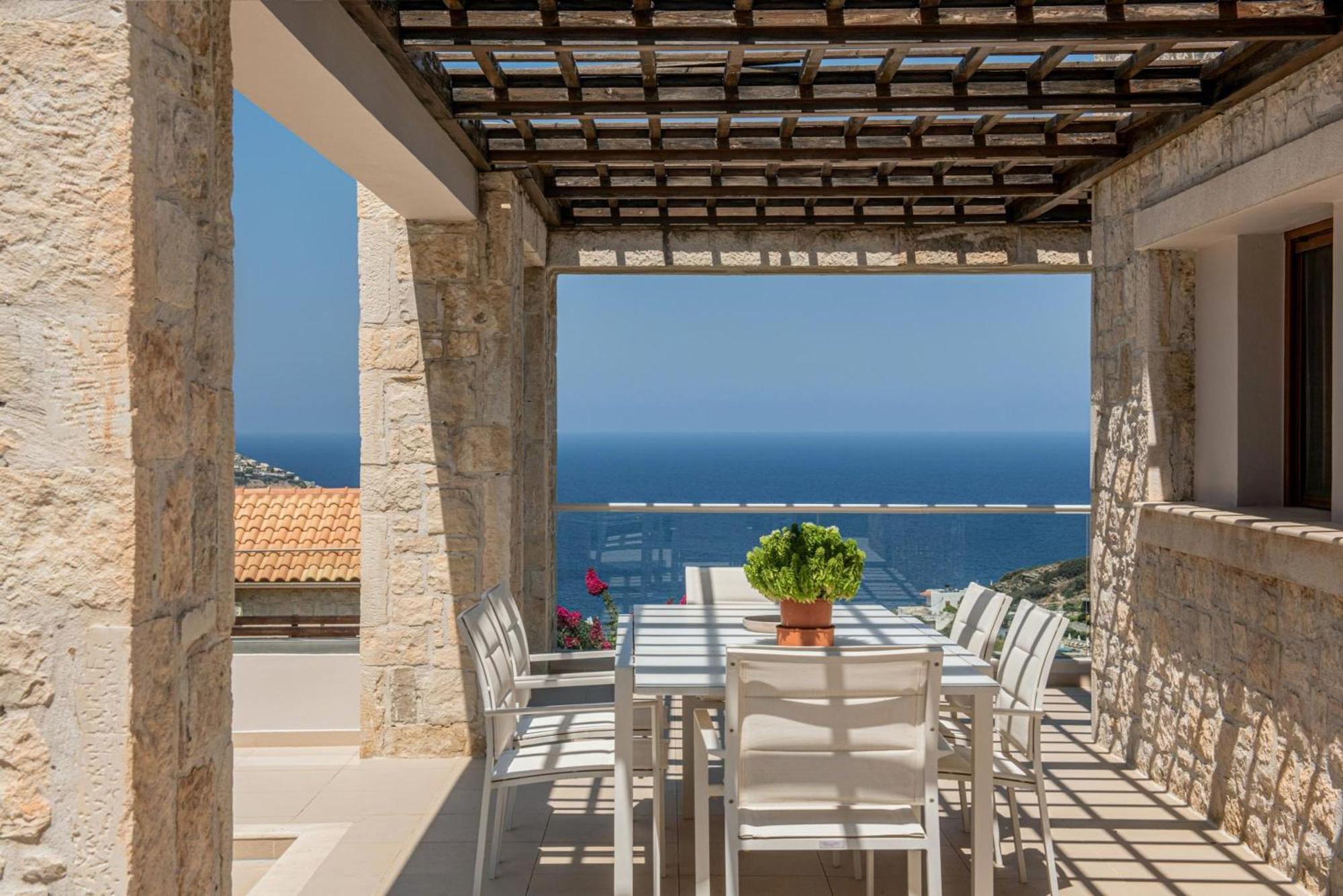 Omega House In Crete Villa Ligaria  Buitenkant foto